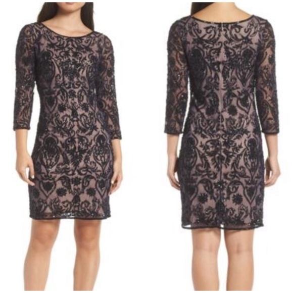 Pisarro Nights Dresses & Skirts - Pisarro Nights NWT Embroidered Cocktail Dress 10